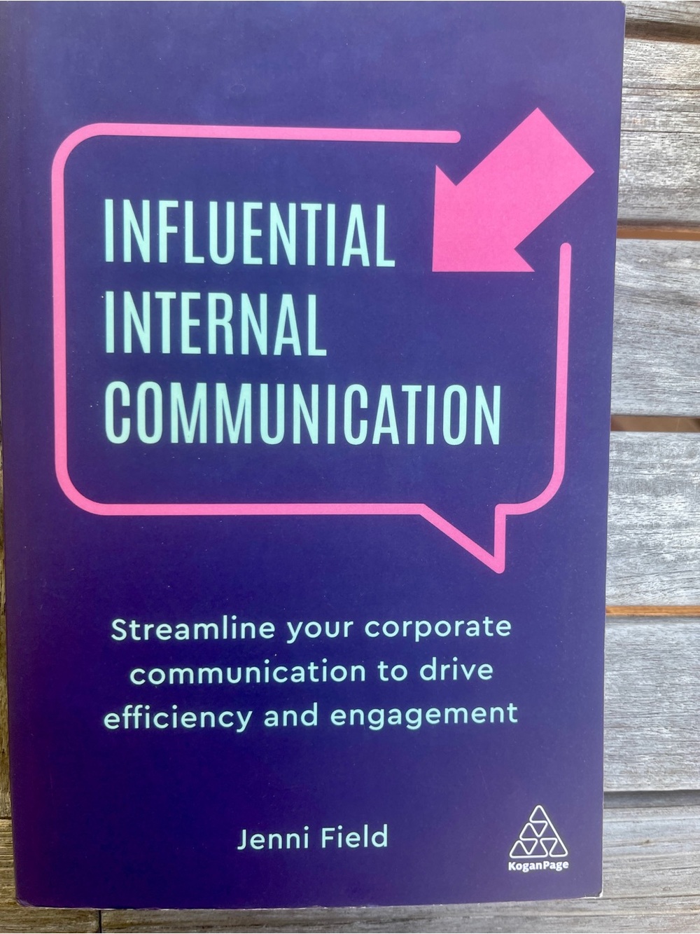 Influential Internal Communication by Jenni Field - Purple & Pink Cover